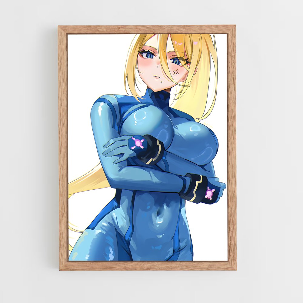 Poster Samus en Action – affiche Metroid (vue 4)